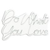 WALLXPERT dekorativna plastična led rasveta do what you love white | ePonuda.com