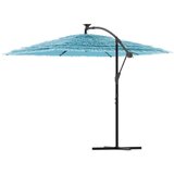  Vrtni suncobran s čeličnom šipkom plavi 246x246x230 cm | Eponuda.ba