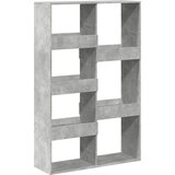 Maison Chic Knjižna omara - Knjižni regal betonsko siva 100x33x155,5 cm inženirski les, (21725169) Cene