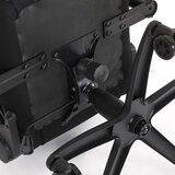 BIT FORCE KHAN F-2D igraća stolica s potpornim jastučićima, tkanina, 2D naslon za ruke, nosivost 150kg, crno/siva | shoptok.hr