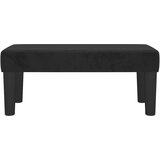  Klupa crna 70 x 30 x 30 cm baršunasta | shoptok.hr