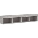 TV ormarići s LED svjetlima 2 kom siva boja betona 80x30x30 cm | shoptok.hr