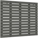  Zidno uzglavlje sivo 81x3x91 5 cm od masivne borovine | shoptok.hr