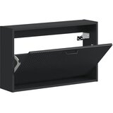  Ormar za cipele na zidu HAARLEM 71 x 17 x 43 cm Crna - Crna | shoptok.hr