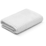 JUNA Bela frotirna brisača iz organskega bombaža 50x100 cm Check – | Shoptok.si