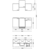 Flex-Well Majhna Kuhinja Z Aparati Nepal, Kašmir, Barva Hrasta | Shoptok.si