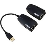 Value USB 2.0 podaljšek prek RJ45\, največ 50m KVM podaljšek črna, (20428632) | Shoptok.si