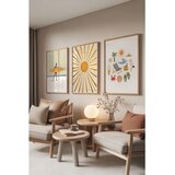 WALLXPERT Č-300832 - 3040 multicolor dekorativni set slika (3 komada) | Eponuda.com