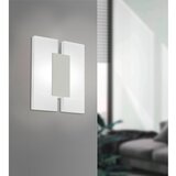 Eglo Metrass 2 zidna/2, led, 2x4,5w, 2x480lm, nikl-mat/bijela | shoptok.hr
