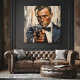  Image JAMES BOND - Dangerous elegance | 100% originalna akrilna boja | ePonuda.com
