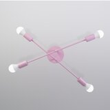  plafonski luster cambridge 4xE27/15W/230V ružičasta | Eponuda.com
