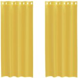 Furnova Voile zavese z vponkami 2 kosa rumena, (21918516) | Shoptok.si