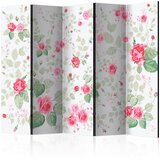 Artgeist PARAVAN 225/172/3 cm zelena, bela, pink | Shoptok.si
