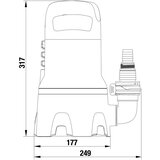 Gardena Potopna črpalka 9000 (300 W, 9.000 l/h) | Shoptok.si