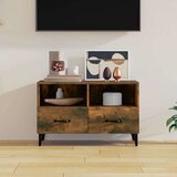 TV omarica dimljeni hrast 80x36x50 cm inženirski les, (20731117) Cene
