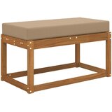  Jastučić za sjedenje na otvorenom Sivo-smeđa 80 x 40 x 8 cm | shoptok.hr
