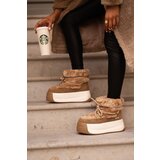 Big Star Leather Women's Snow Boots On Thick Sole With Fur | Shoptok.si