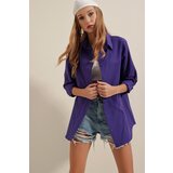 Bigdart 3900 Oversize Long Basic Shirt - Purple | shoptok.hr