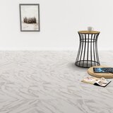vidaXL Samoljepljive podne obloge PVC 5,11 m² bijele mramorne Cijene