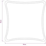  Presvlaka za jastuk 6 kom. HOUTEN Tamnozelena 70 x 70 cm Bouclé - Tamnozelena 70 x 70 cm 6 | shoptok.hr