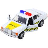 Classic Police Car Metal Drive Opening Doors White 1:32 | Shoptok.si