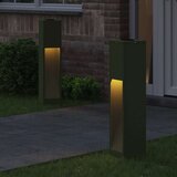  Solarna LED svjetiljka za stazu 2 pcs Maslinasto zelena | shoptok.hr