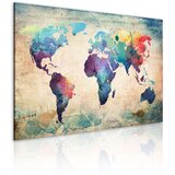  Slika - Rainbow-hued map 90x60 Cijene