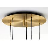 Jupiter 2020 - visilica na sajli alas 5xGU10/10W/230V zlatna | Eponuda.com