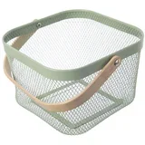 Žična kovinska košara 24,5x27x30 cm Greenish –