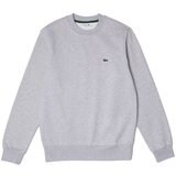 Lacoste Puloverji Organic Brushed Cotton Sweatshirt - Gris Siva Cene