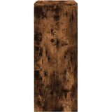  Komoda s LED svjetlima boja dimljenog hrasta 77x34x85 cm drvena | shoptok.hr