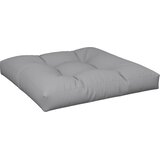  Jastuci za palete 2 kom sivi od tkanine Siva 70 x 70 x 12 cm | Shoptok.si