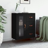vidaXL Komoda crna 69 5 x 34 x 90 cm od konstruiranog drva Cijene