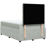 Box spring krevet s madracem svjetlosivi 120x200 cm baršunasti | shoptok.hr