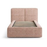 Micadoni zelenomodra oblazinjena postelja s prostorom za shranjevanje z letvenim dnom 90x200 cm darren – | Shoptok.si