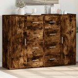  Komoda 2 kom boja dimljenog hrasta 60x31x84cm konstruirano drvo Smeđa | Shoptok.si