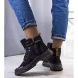 Gemre Pirangi black insulated eco-suede ankle boots | Eponuda.ba