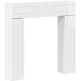  Okvir za kamin Bijela visokog sjaja 102 x 18 x 100,5 cm | shoptok.hr