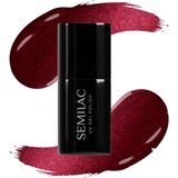 Semilac UV Hybrid Silk Effect gel lak za nohte z uporabo UV/LED lučke odtenek 467 Red Candle Flash 7 ml | Shoptok.si