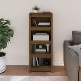 Ormarić za knjige boja meda 50x35x125,5 cm od masivne borovine | shoptok.hr