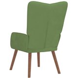 Stolica za opuštanje svjetlozelena baršunasta | shoptok.hr