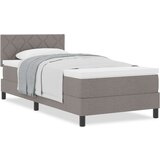 Box Spring Krevet s Madracem Taupe 100x200 cm Tkanina | shoptok.hr