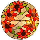 Brilagi tiffany vitražna plafonska svetiljka sunflower 3xE27/60W/230V prečnik 40 cm | Eponuda.com