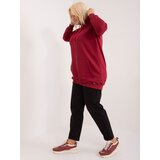 BASIC Feel Good Sweatshirt-RV-BL-6338.19X-burgundy | shoptok.hr
