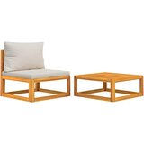  2-dijelni set vrtnih sofa s jastucima masivno bagremovo drvo | shoptok.hr