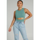 Madmext Bodysuit - Green - Fitted