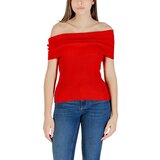 Only Puloverji Onlelectra Life Ss Off Shoulder Knt 15341690 Rdeča u