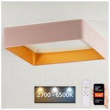  Brilagi-LED prigušiva svetiljka VELVET SQUARE LED/36W/230V Wi-Fi Tuya+daljinski upravljač ružičasta | Eponuda.com