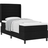  s opruga kutije s jastukom Crna 190 x 90 cm tkanina | shoptok.hr