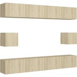  6-dijelni set TV ormarića boja hrasta sonome od iverice | shoptok.hr